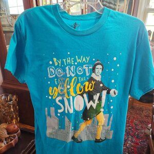 Elf Movie Graphic Tee “Do Not Eat the Yellow Snow” Buddy the Elf NWOT Unisex M